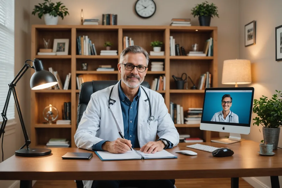 Patient matched with a state-licensed psychiatrist for telehealth