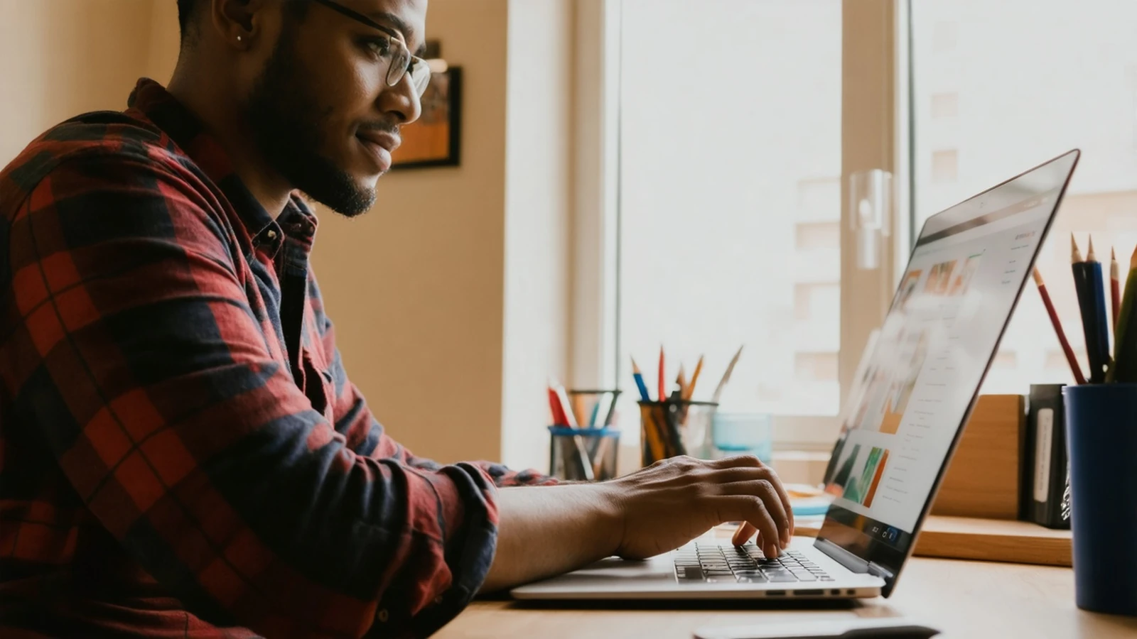 Person using Legion Health telehealth service on laptop from home